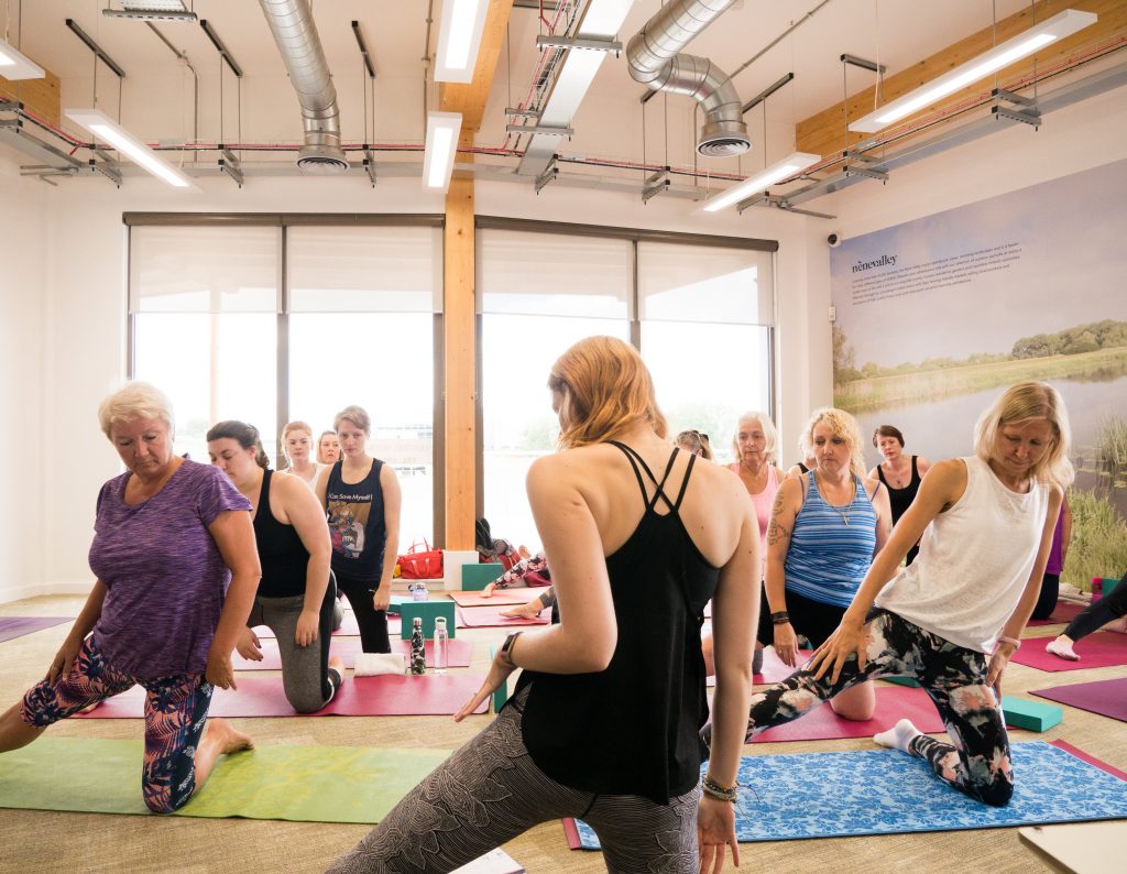 Yoga class